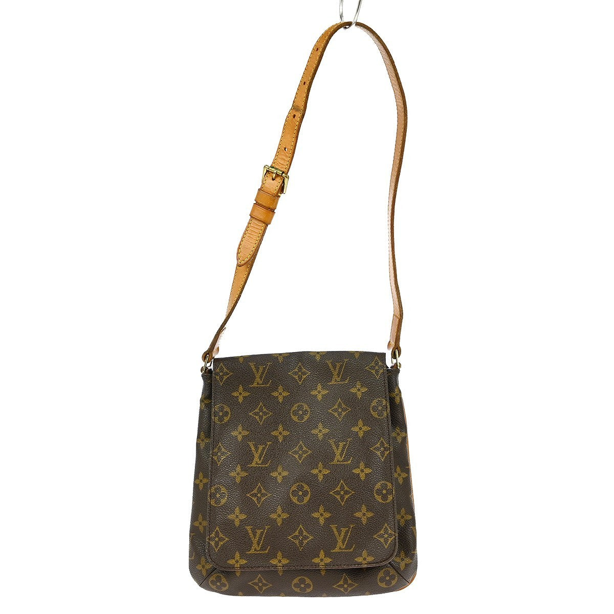 Louis Vuitton Musette Salsa Handbag Monogram Canvas, BROWN, CANVAS, Shoulder bag