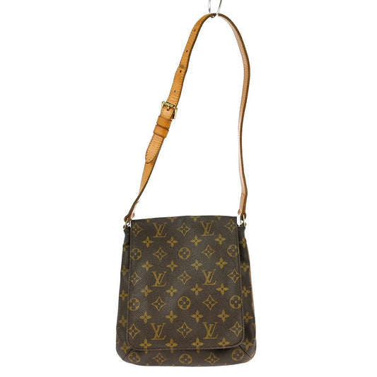 Louis Vuitton Musette Salsa Handbag Monogram Canvas, BROWN, CANVAS, Shoulder bag