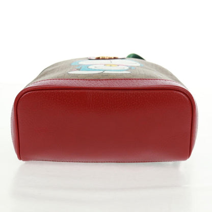Gucci Doraemon Zip Backpack Printed Mini GG Coated Canvas, Beige, Canvas, Backpack