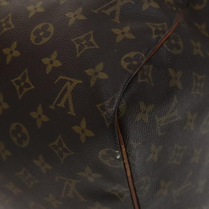 Louis Vuitton Keepall Bag Monogram Canvas, BROWN, CANVAS, Travel bag