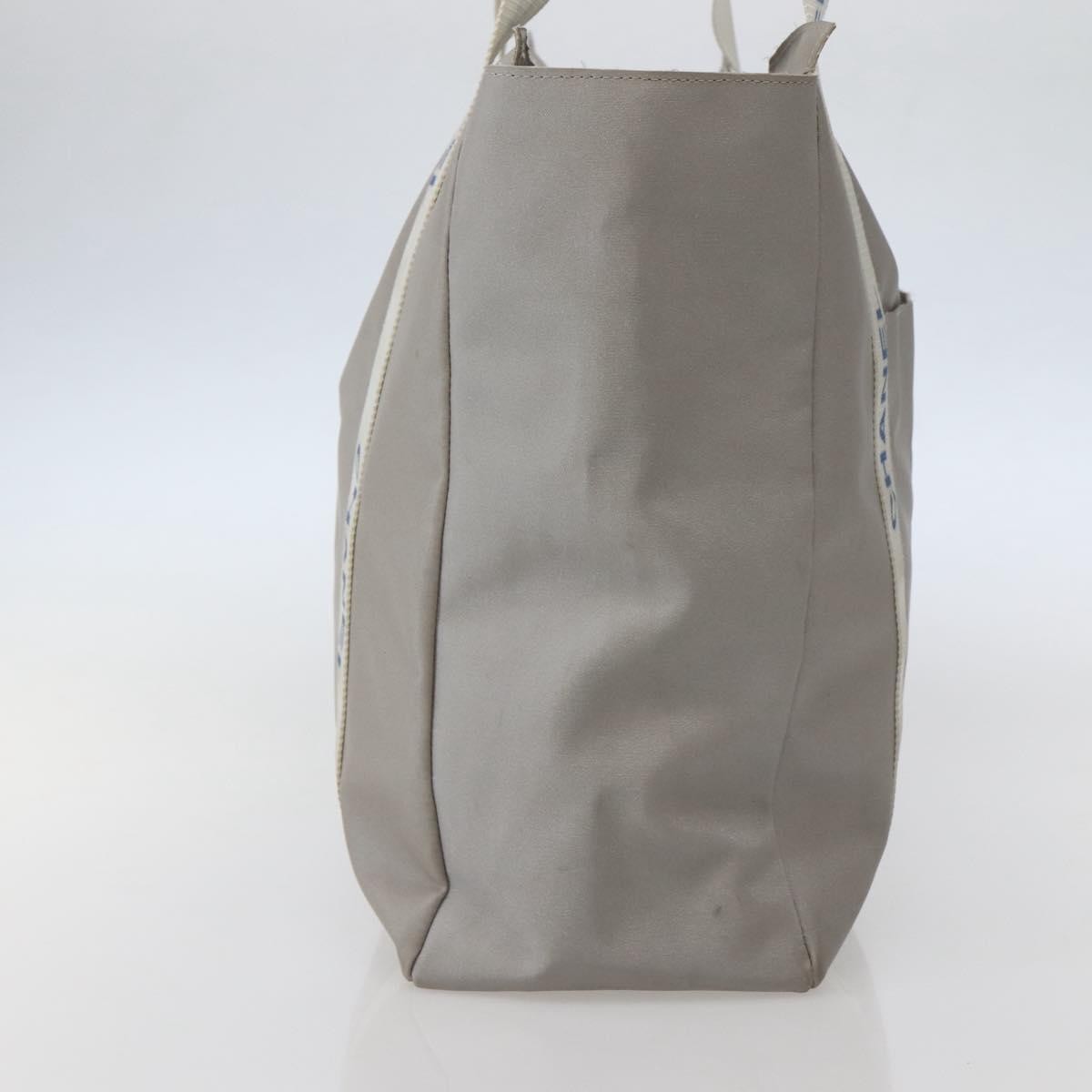 Chanel Sport Line Tote bag Nylon, Gray, Nylon, Tote Bag
