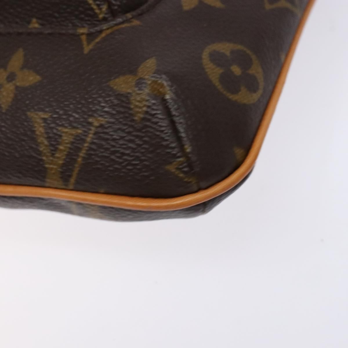 Louis Vuitton Partition Wristlet Clutch Monogram Canvas, BROWN, CANVAS, Clutche & pouche