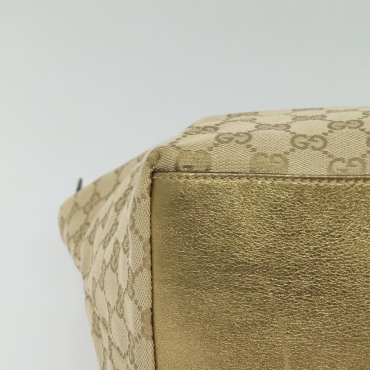 Gucci Web Zip Tote GG Canvas, Beige, Canvas, Tote Bag