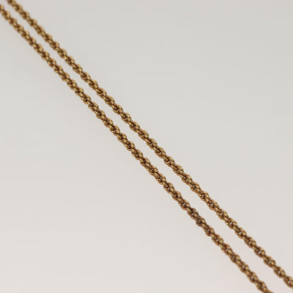 Christian Dior Vintage Dior Logo Necklace Metal, GOLD, METAL, Necklace