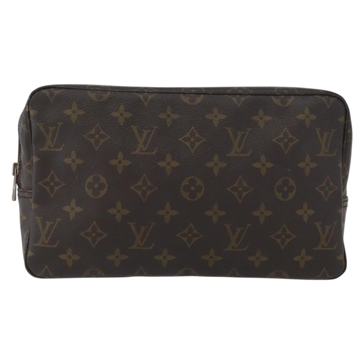 Louis Vuitton Trousse Toilette Monogram Canvas, BROWN, CANVAS, Clutche & pouche