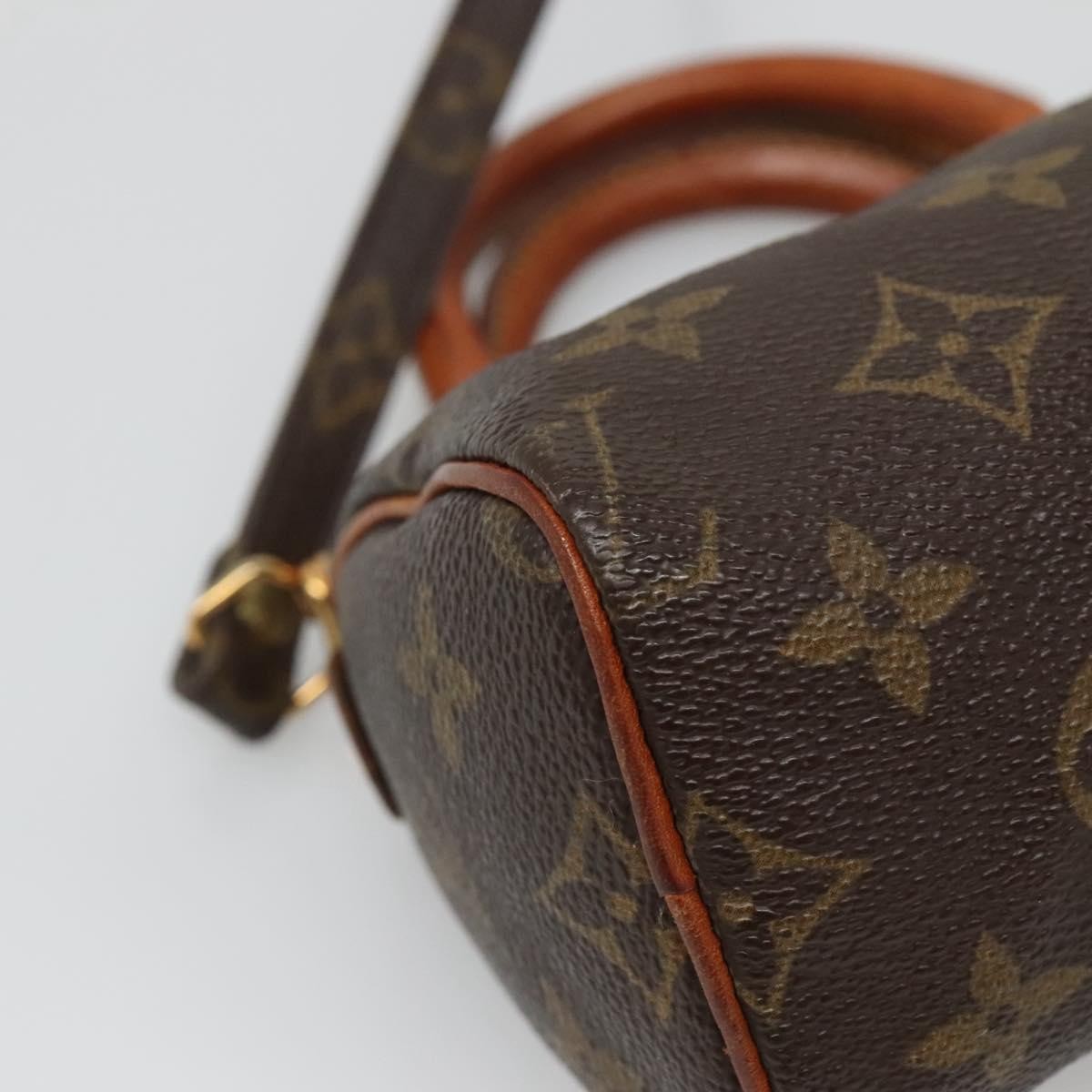 Louis Vuitton Speedy Mini HL Handbag Monogram Canvas, BROWN, CANVAS, Handbag