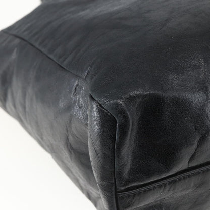 Miu Miu Vintage Tote bag Leather, BLACK, LEATHER, Tote bag