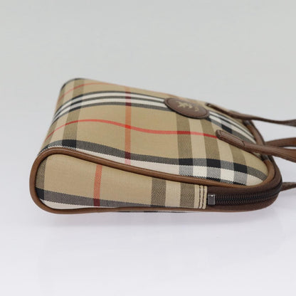 Burberry Nova Check Bowling Bag Canvas, BEIGE, CANVAS, Handbag