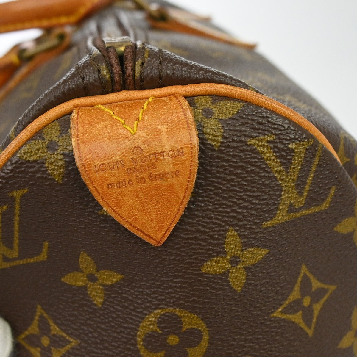 Louis Vuitton Speedy Handbag Monogram Canvas, Brown, Canvas, Handbag