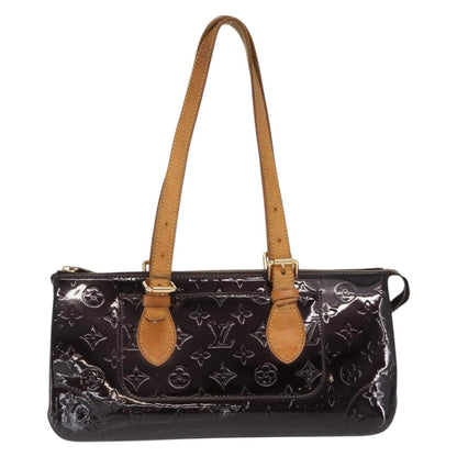 Louis Vuitton Rosewood Avenue Handbag Monogram Vernis, BROWN, PATENT_LEATHER, Shoulder bag