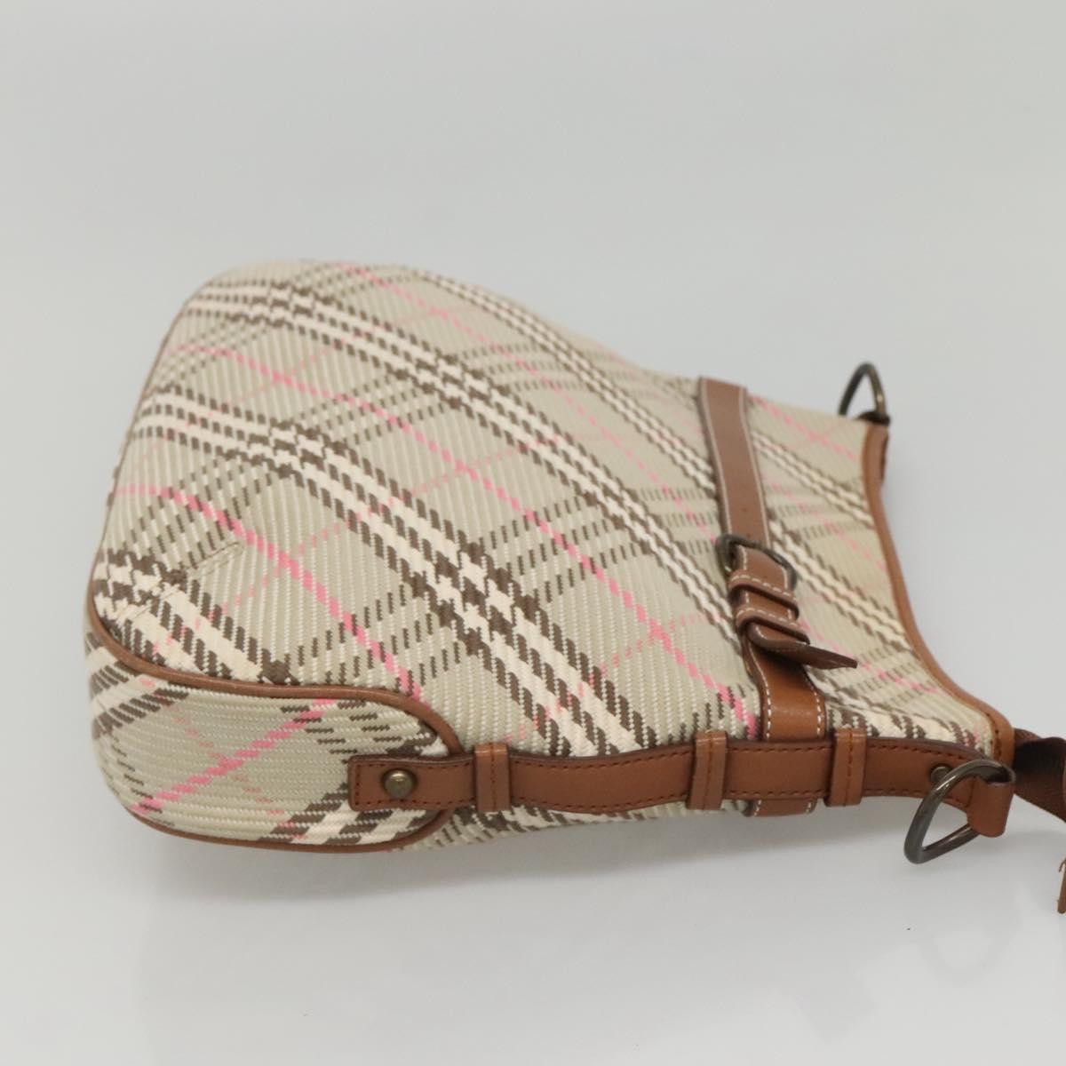 Burberry Nova check Shoulder bag Canvas, BEIGE, CANVAS, Shoulder bag