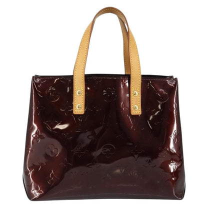 Louis Vuitton Reade Handbag Monogram Vernis, BURGUNDY, PATENT_LEATHER, Handbag