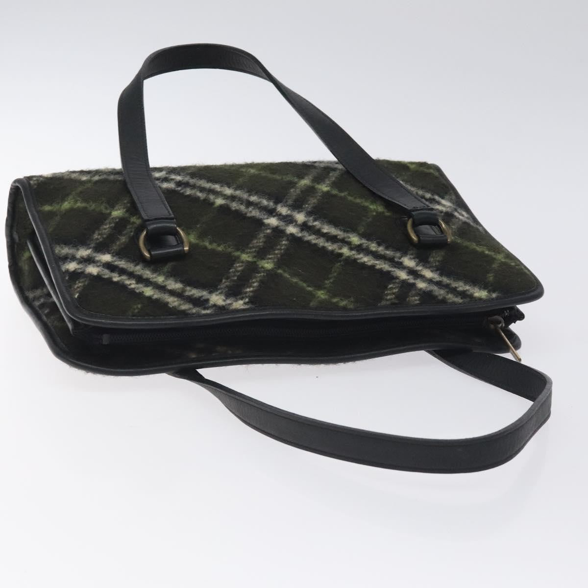 Burberry Nova Check Handbag Tweed, KHAKI, WOOL, Handbag