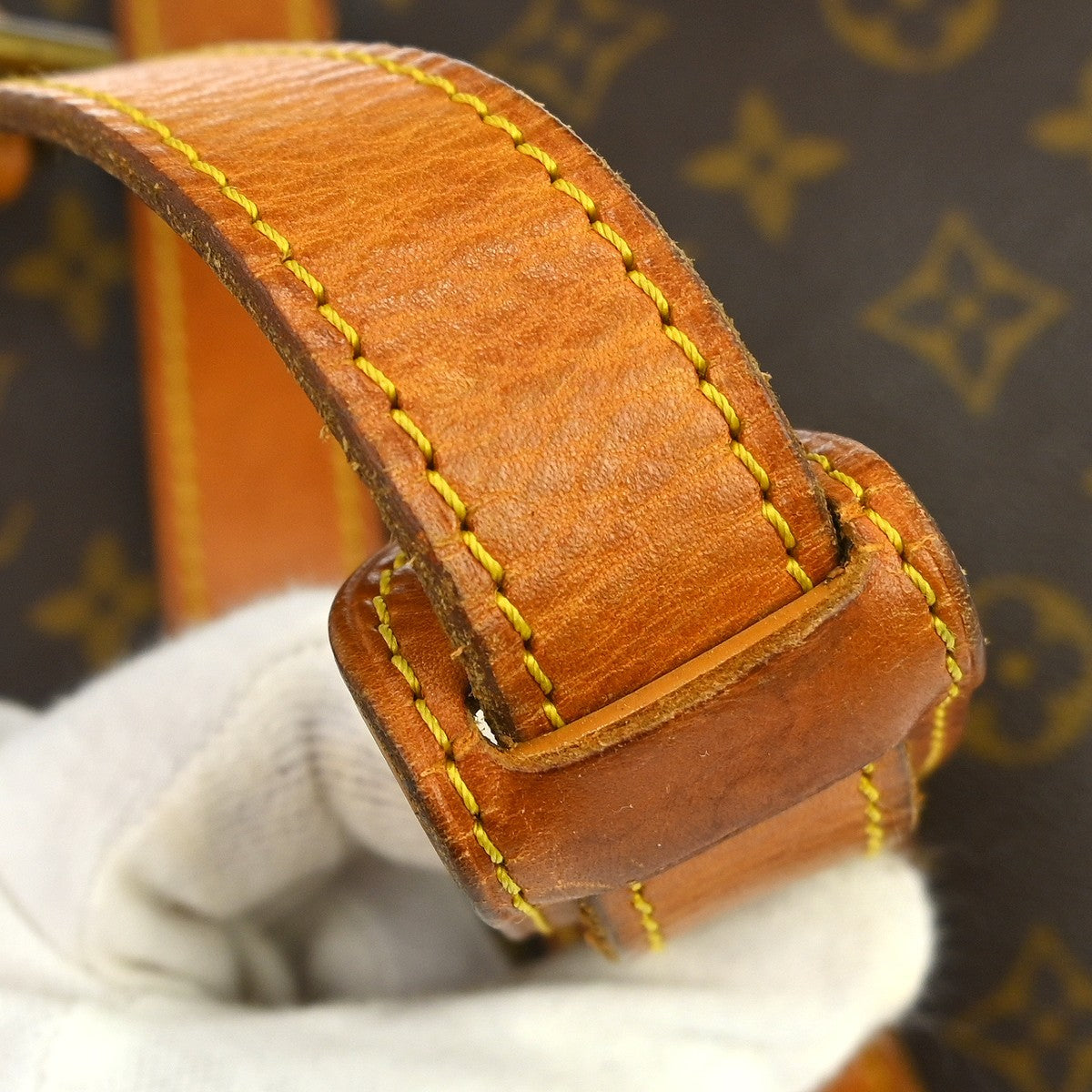 Louis Vuitton Saumur Handbag Monogram Canvas, Brown, Canvas, Shoulder Bag