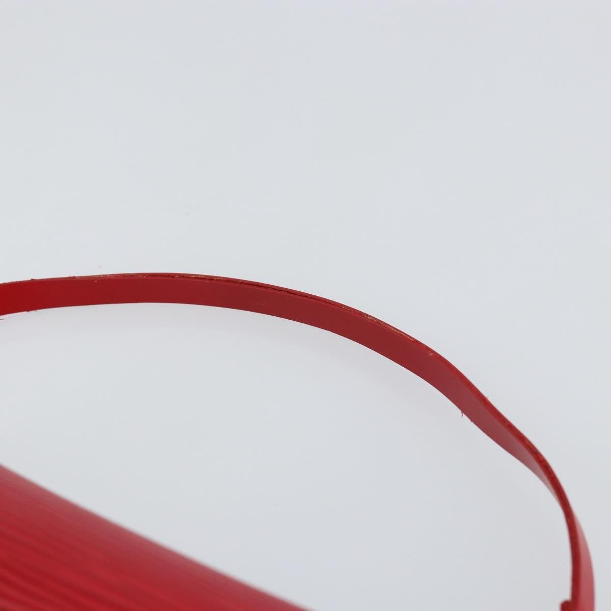 Louis Vuitton Soufflot Pochette Epi Leather, RED, LEATHER, Clutche & pouche