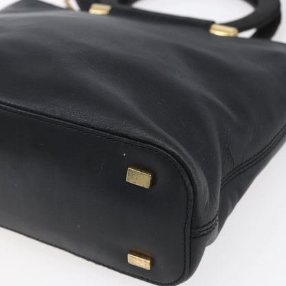 Celine Handbag Leather, BLACK, LEATHER, Handbag