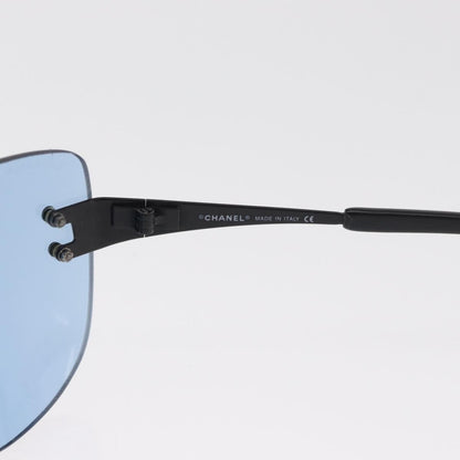 Chanel Logo CC Sunglasses Metal, BLUE, METAL, Sunglasse
