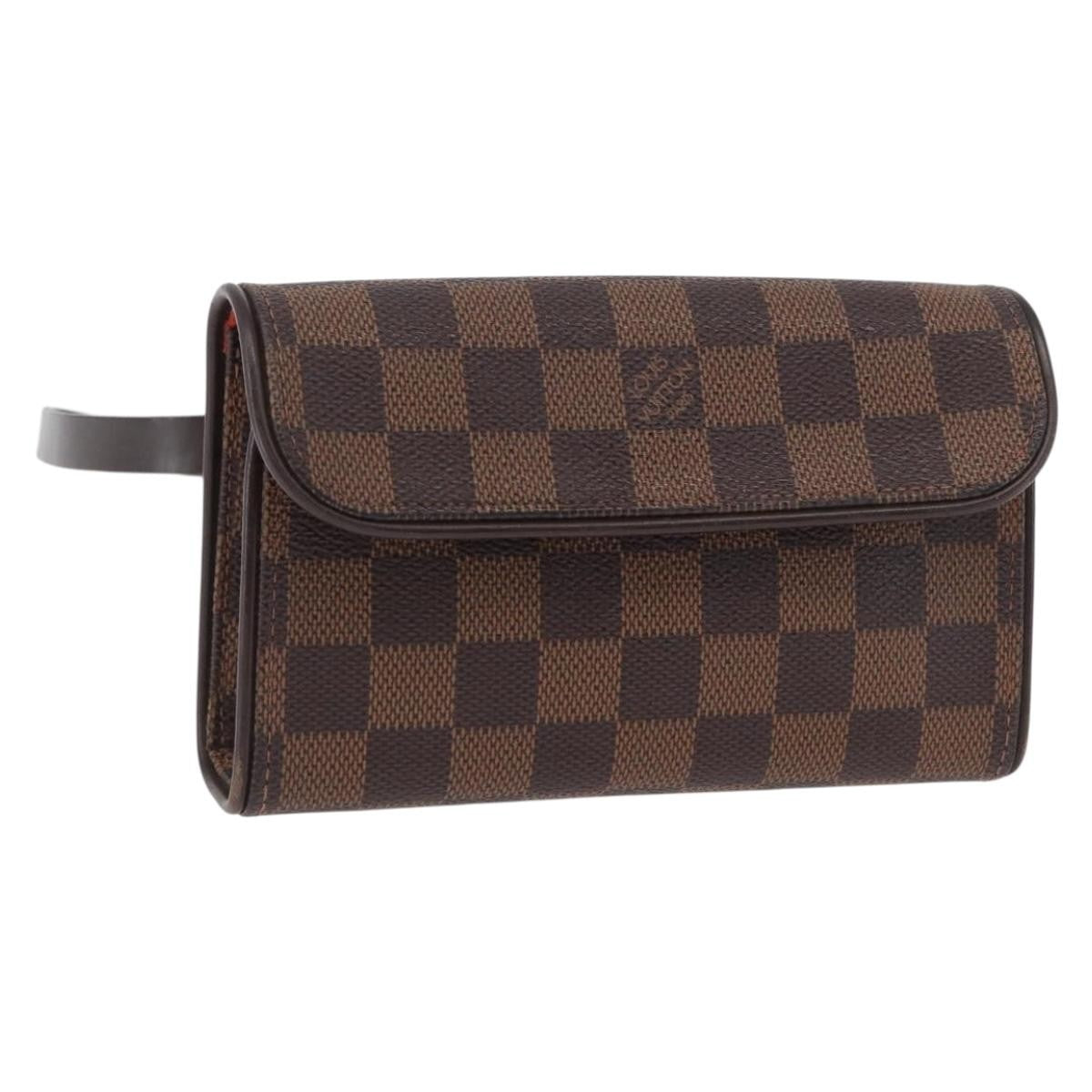 Louis Vuitton Florentine Waist Bag Monogram Canvas, BROWN, CANVAS, Clutche & pouche
