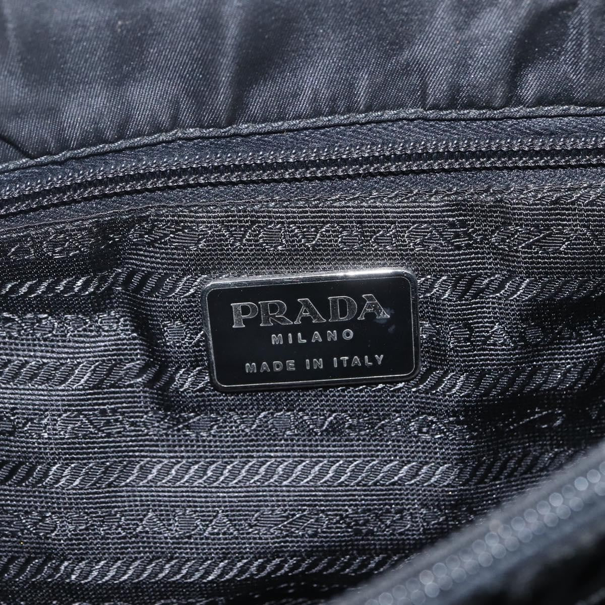 Prada Vintage Tote Tessuto, BLACK, NYLON, Tote bag