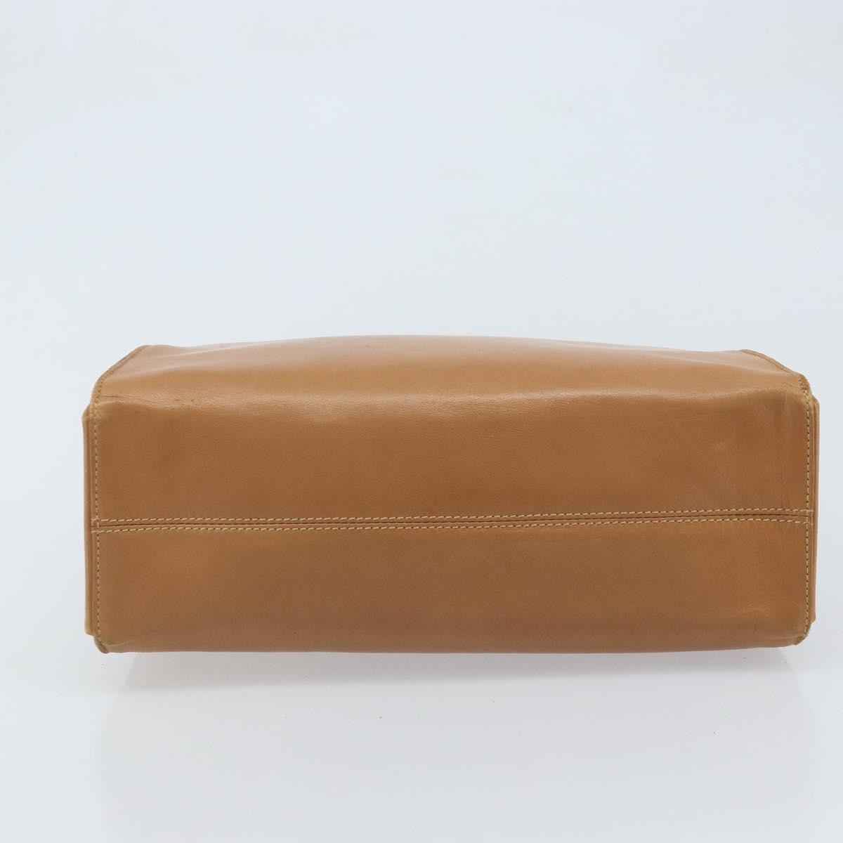 Loewe Anagram handbag Leather, Brown, Leather, Handbag
