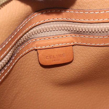Celine Macadam Pochette Canvas, Black, Canvas, Clutch