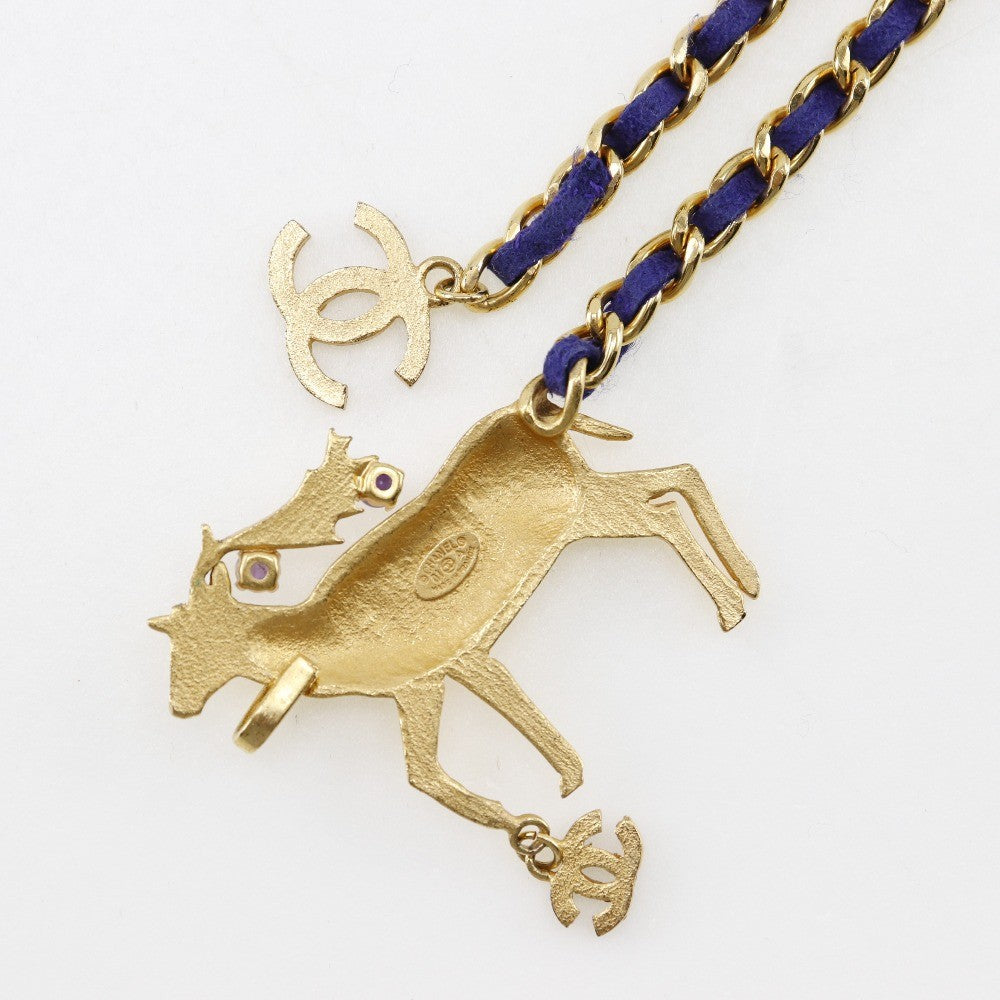 Chanel CC Twist Chain Belt Metal with Faux Pearl, GOLD, GOLD_PLATED, Belts