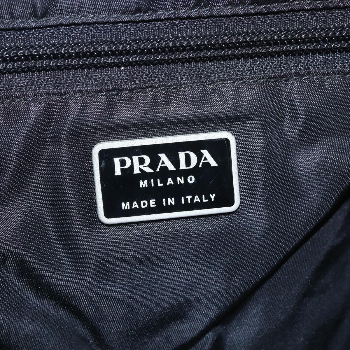 Prada Vintage Handbag Tessuto, Black, Nylon, Handbag