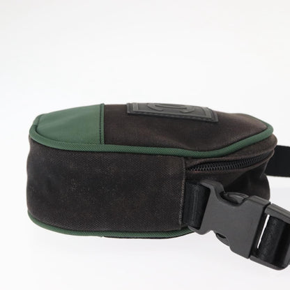 Chanel Sport Line Crossbody Bag Coated Canvas, BLACK, CANVAS, Crossbody bag