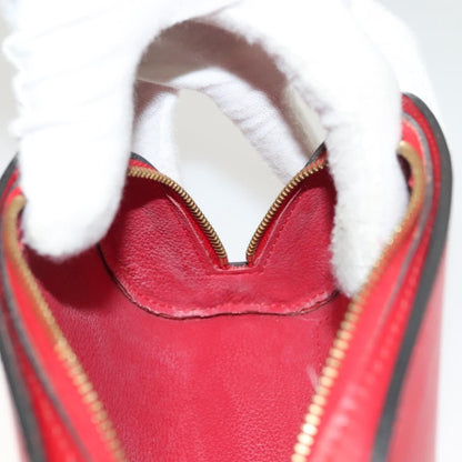 Louis Vuitton Dauphine Pochette Epi Leather, RED, LEATHER, Clutche & pouche