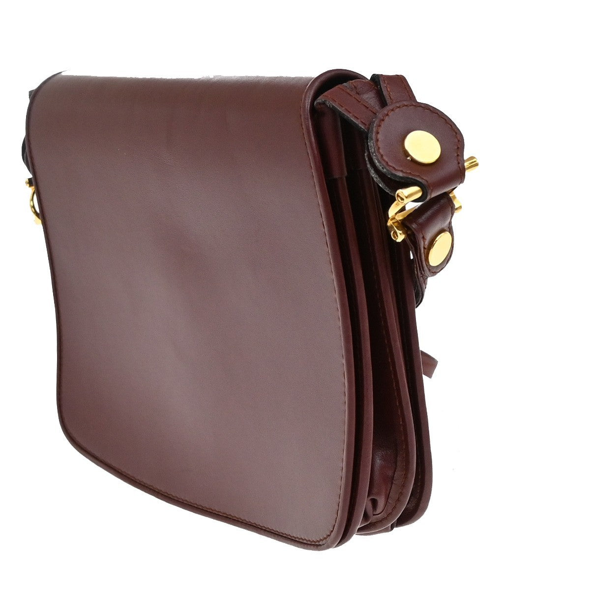 cartier Must de Cartier Shoulder Bag Leather, Red, Leather, Shoulder Bag