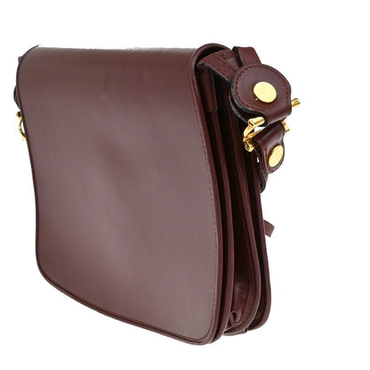 cartier Must de Cartier Shoulder Bag Leather, Red, Leather, Shoulder Bag