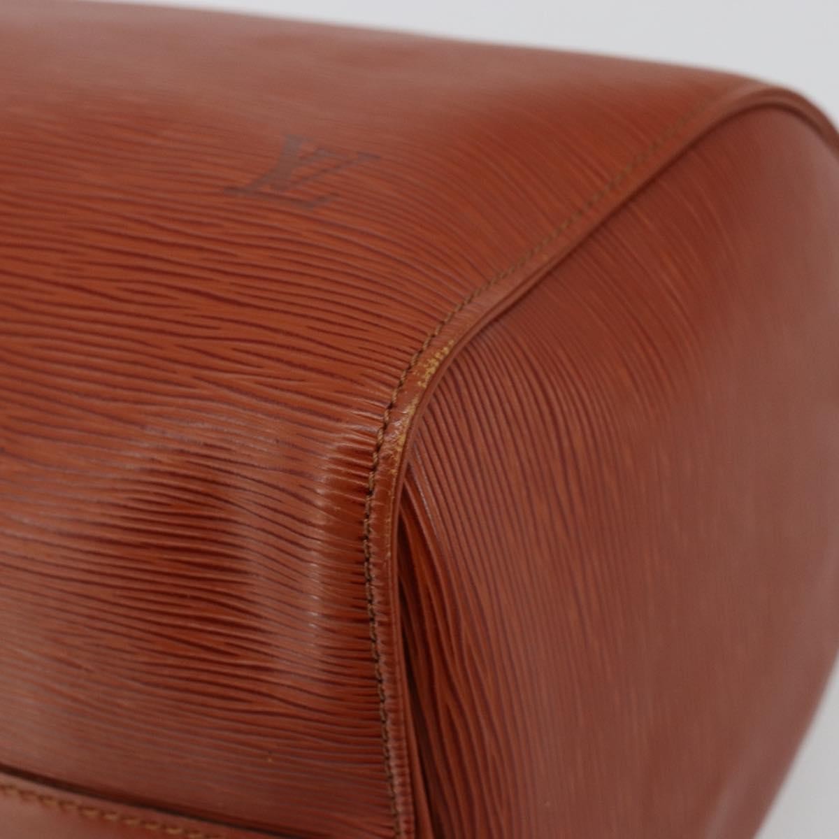 Louis Vuitton Speedy Handbag Epi Leather, Brown, Leather, Handbag