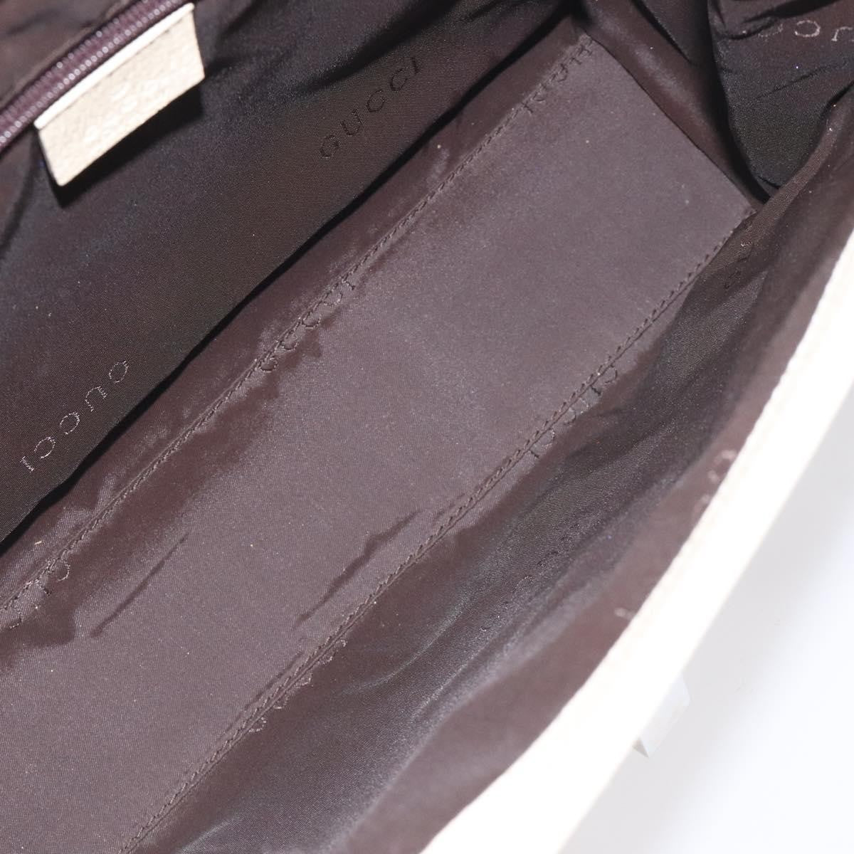 Gucci Vintage Jackie Handbag Canvas, BEIGE, CANVAS, Handbag