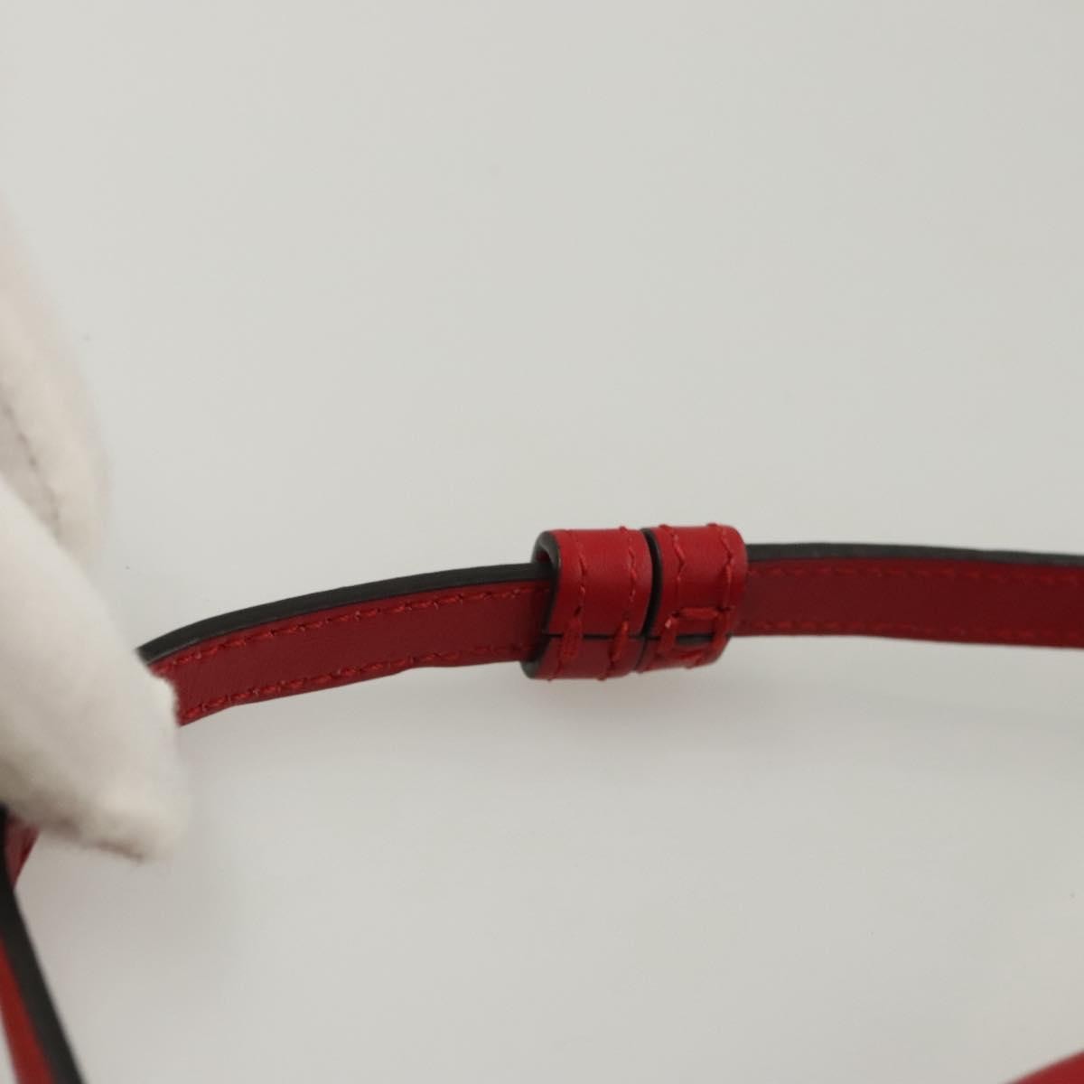 Gucci Zumi Shoulder Bag Leather, RED, LEATHER, Shoulder bag