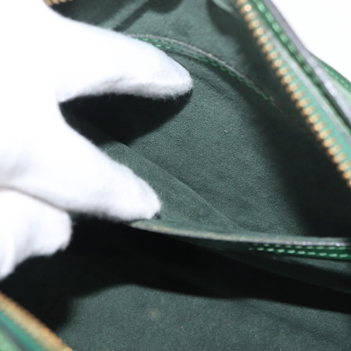 Louis Vuitton Soufflot Handbag Epi Leather, Green, Leather, Handbag