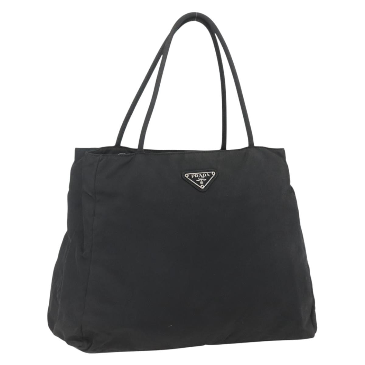 Prada Vintage Tote Tessuto, BLACK, NYLON, Tote bag