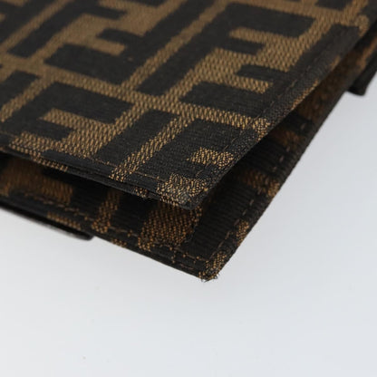 Fendi Vintage Flap Clutch Zucca canvas, BROWN, CANVAS, Clutche & pouche