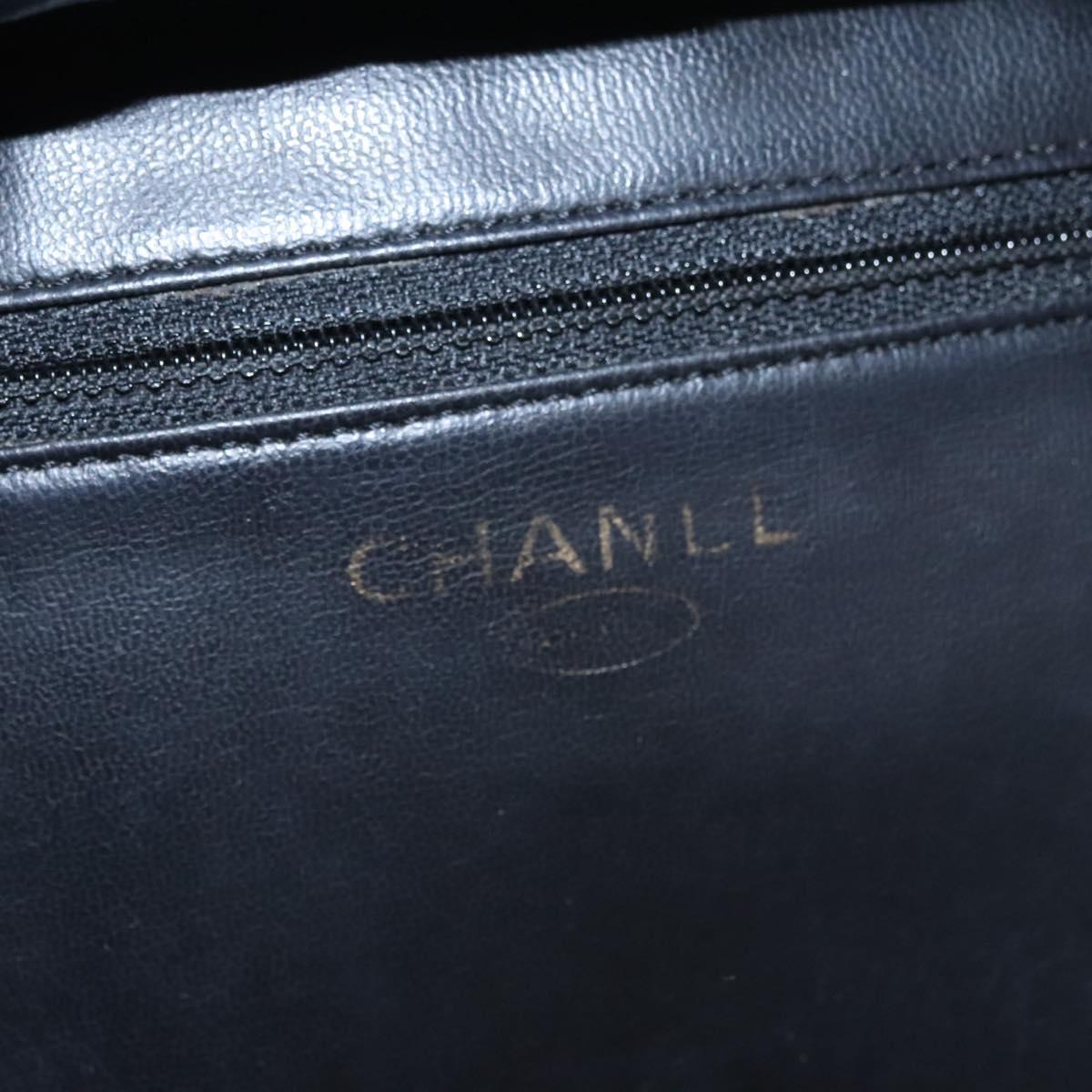 Chanel Vintage Timeless Zip Around Vanity Case Caviar, BLACK, LEATHER, Toiletry Case