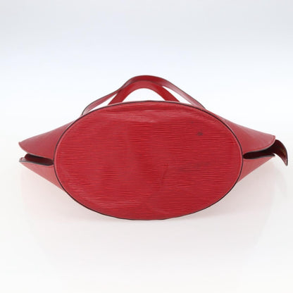 Louis Vuitton Saint Jacques Handbag Epi Leather, RED, LEATHER, Shoulder bag