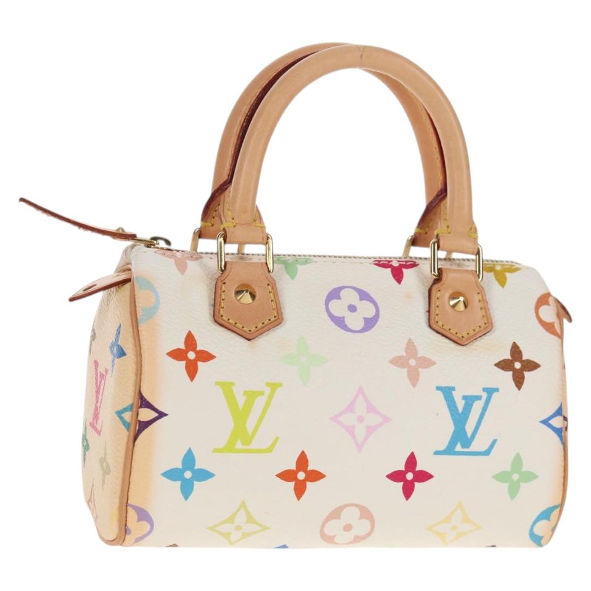 Louis Vuitton Speedy Mini HL Handbag Monogram Multicolor, MULTICOLOUR, CANVAS, Handbag