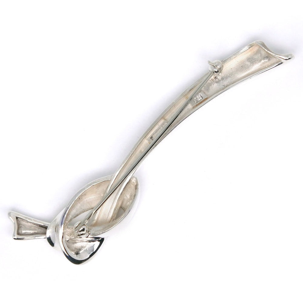 Tiffany & Co. Ribbon Brooch Silver 925, SILVER, SILVER, Brooch