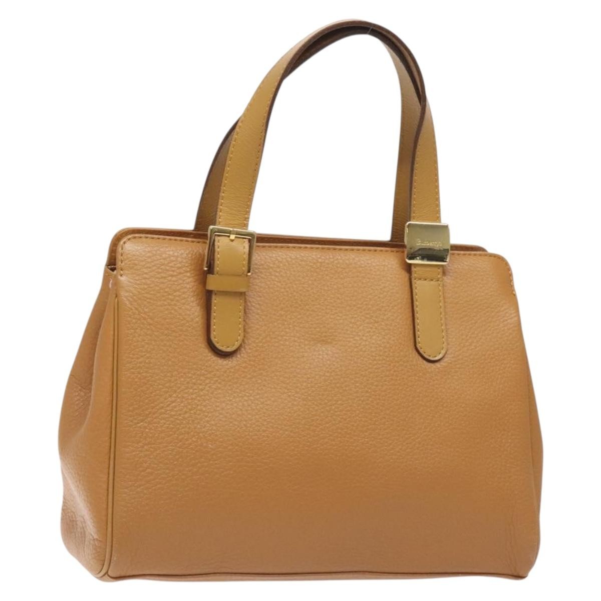 Burberry Vintage Handbag Leather, BROWN, LEATHER, Handbag