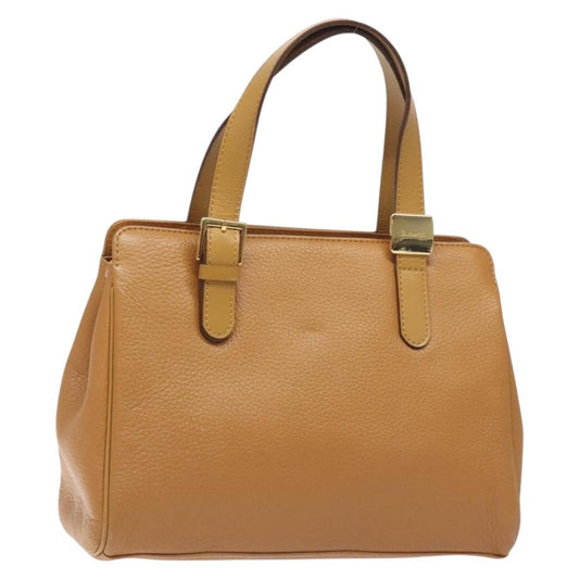 Burberry Vintage Handbag Leather, BROWN, LEATHER, Handbag