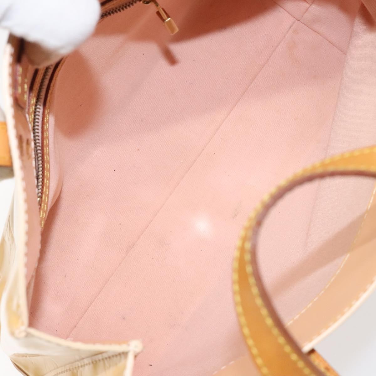 Louis Vuitton Vernis Houston Bag labellov, YELLOW, LEATHER, Handbag