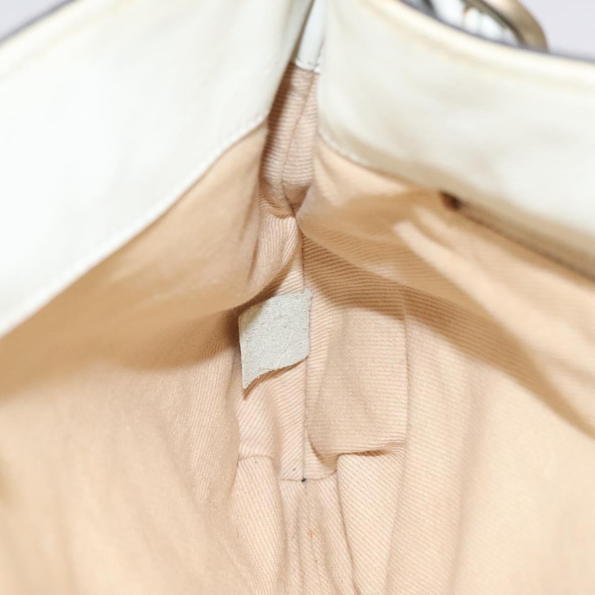 Chanel Vintage Olsen CC Chain Shoulder Bag Canvas and Leather, BLACK, CANVAS, Shoulder bag