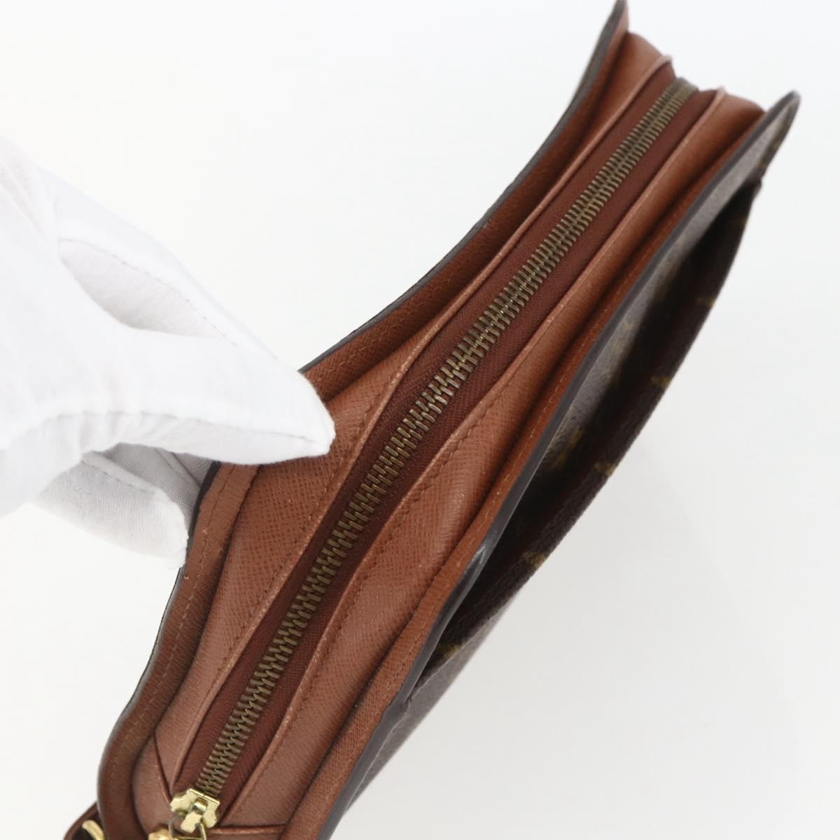 Louis Vuitton Pochette Orsay Monogram Canvas, BROWN, CANVAS, Clutche & pouche