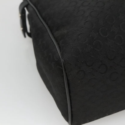 Celine Macadam Handbag Macadam with leather, BLACK, CANVAS, Handbag