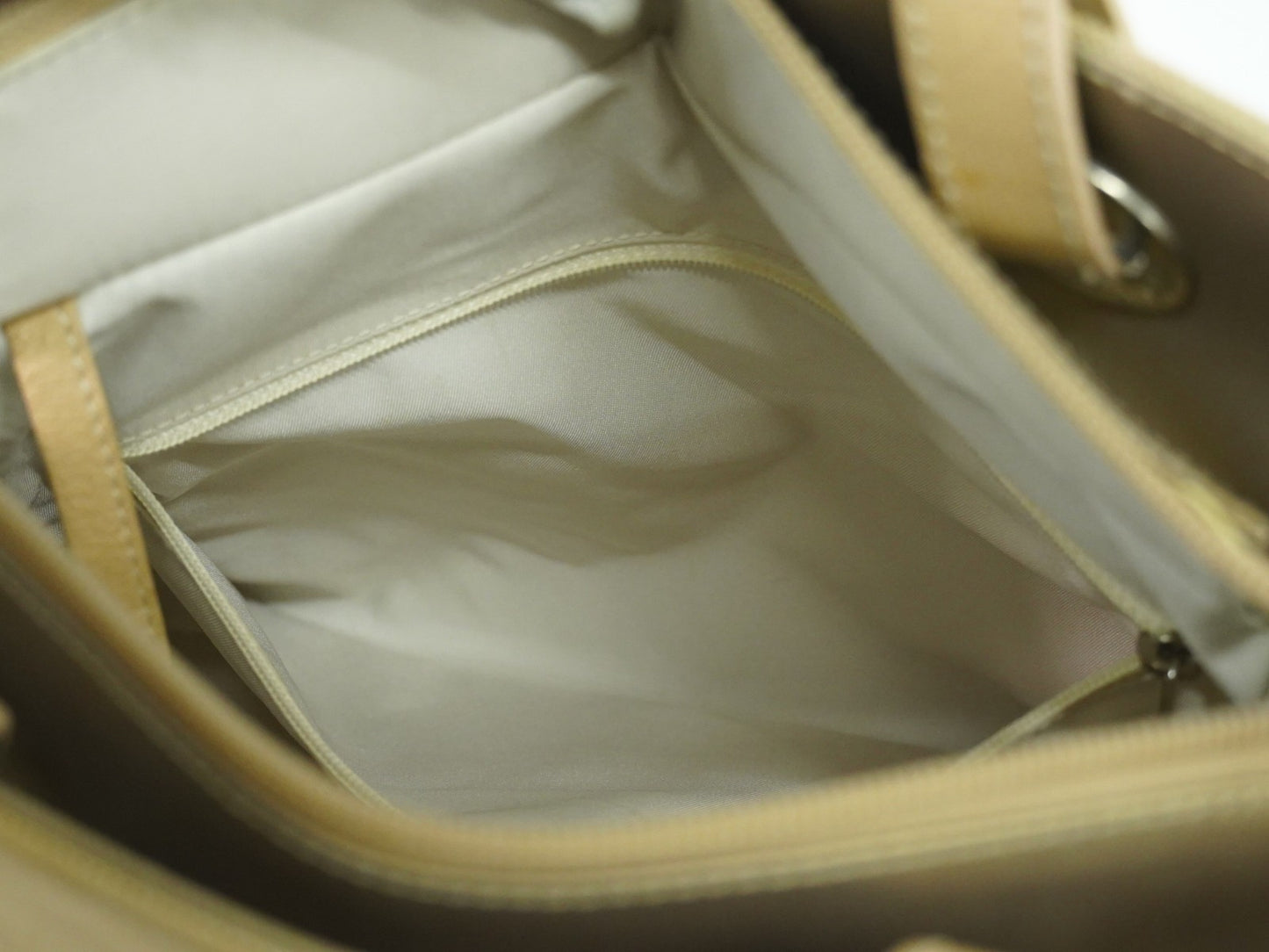 Chanel Biarritz Tote Quilted Coated Canvas, METALLIC, CANVAS, Tote bag