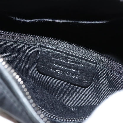 Salvatore Ferragamo Vala Shoulder Bag Nylon, BLACK, NYLON, Shoulder bag