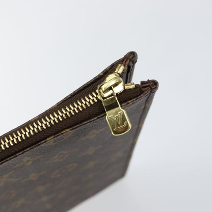 Louis Vuitton Poche Documents Monogram Canvas, BROWN, CANVAS, Briefcase